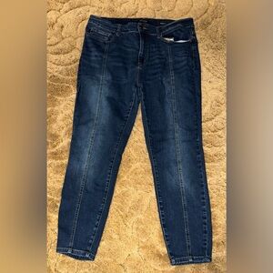 Judy Blue Dark Blue Skinny Jeans with Front Seam